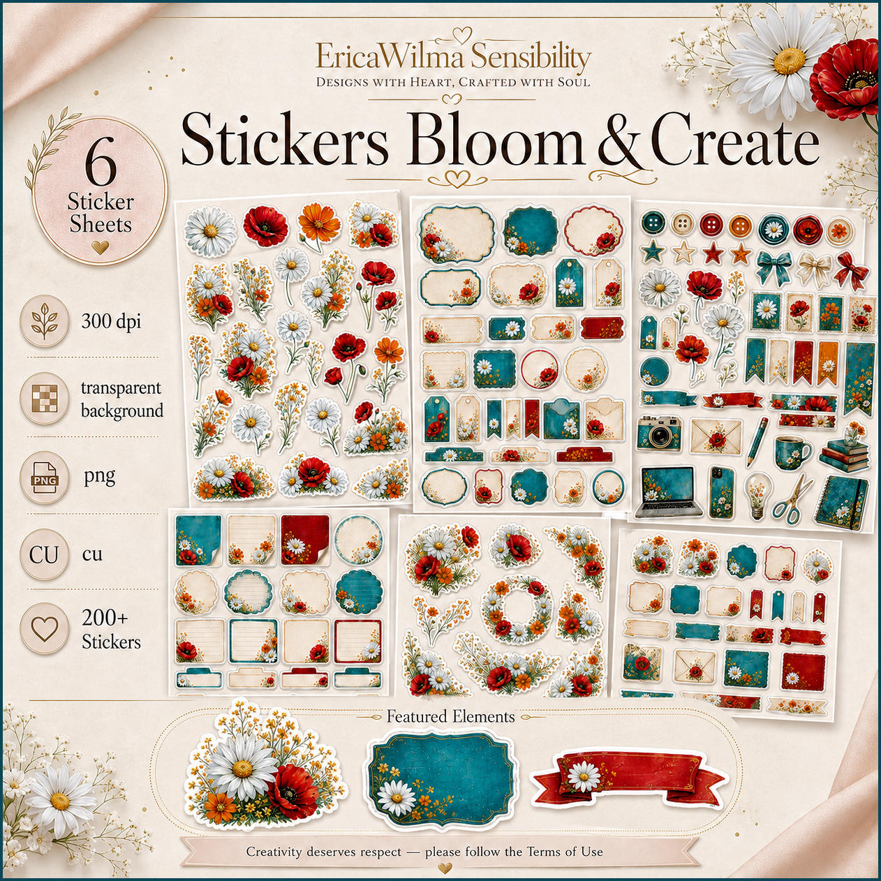 (image for) EW AI Stickers Bloom & Create 2026